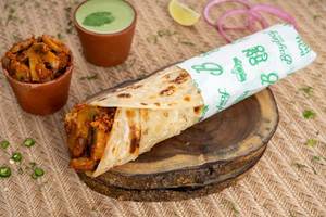 Chettinad Mushroom Kathi Roll