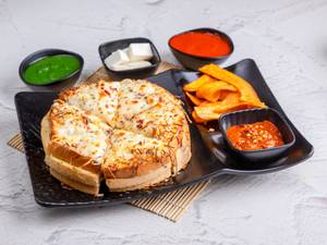 Chinese Schezwan Paneer Mozzarella Round Cheese Blast Grill