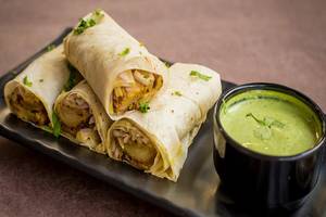 Adraki Garlic Chaap Roll