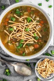 Chicken manghow soup