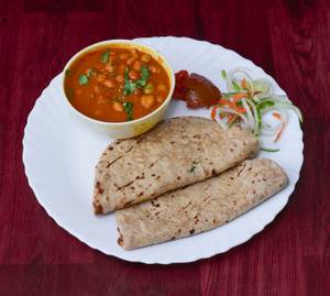 Punjabi Chole [half] With 4 Tawa Roti