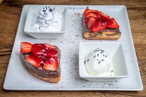 Strawberry Nutella Waffle