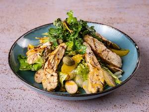 Smoked Chicken Salad With Citrus Caper Berries