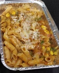 Macaroni Pasta In Pink Sauce