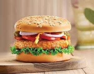 Classic chicken burger