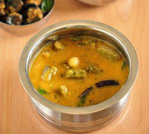 Sambar Rice + Bhindi Fry