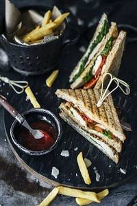 Veg Club Sandwich