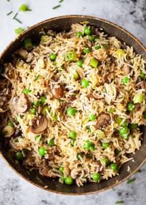 Mushroom Peri Peri Fried Rice