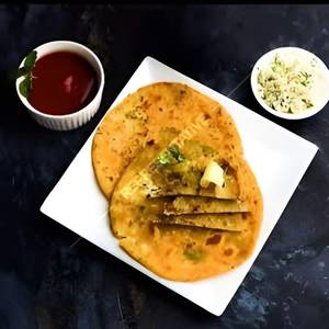 Aloo Paneer Paratha