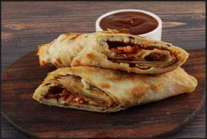 Double Egg Double Veggie Roll