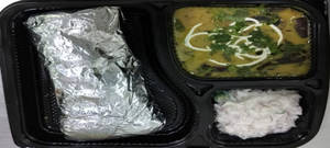 Tandoori Parota+dhall Fry+onion Raitha(combo)