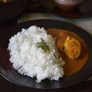 Fish Curry (2 Piece, Rohu) + Rice