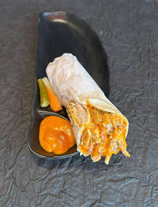 Classic chicken shawarma roll