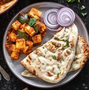 6 Butter Paratha  With  Kadhai Paneer & Salad 