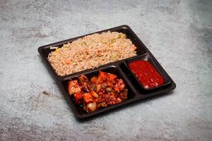 Fried Rice with Chilli Paneer
