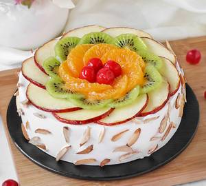 Fresh fruit cake [500 grams]                                          