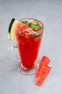 Watermelon & Basil Iced Tea