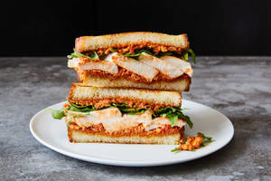 Triple Layer Chicken Sandwich 