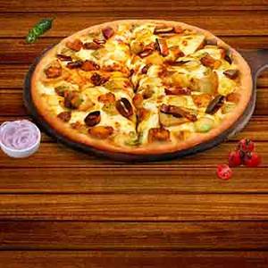 Chicken Overloaded Pizza 6 Inchs