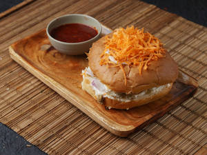 American Cheese Chicken Burger