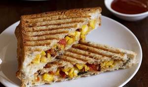 Chicken Grilled Cheese Corn Sandwich                                                   