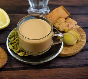 Ginger milk tea    [serves - 3-4]