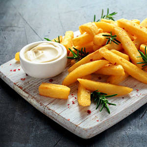French Fries With Dip  (125 Gm)