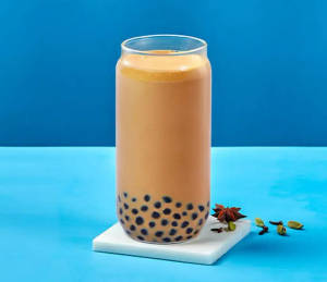 Dark chocolate boba tea                                                                                                                                                        