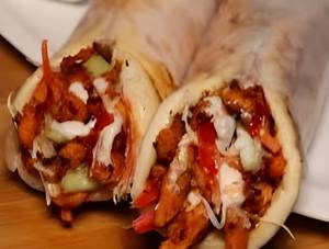 Chicken Shawarma In Hot Chilly Sauce