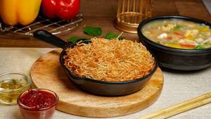 Chicken Pan Fried Noodles