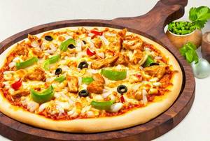 Barbeque chicken pizza