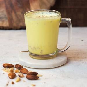 Hot Kesar Badam Milk