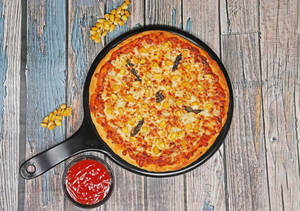 American Corn & Cheese Pizza