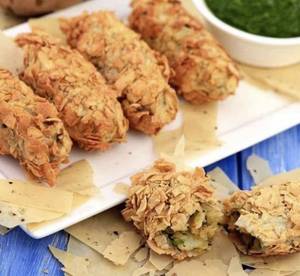 Paneer Papdi Roll