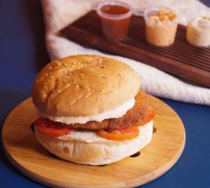 Chicken patty burger