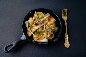 Fish With Ginger & Scallions