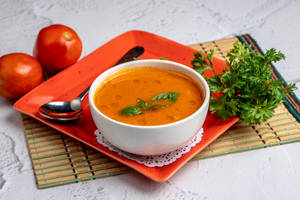 Rustic Tomato & Basil Soup