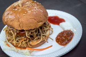 Veg Noodles Burger 