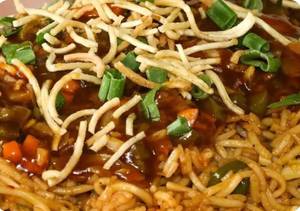 Chicken Triple Schezwan (With Gravy)