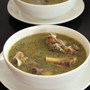 Mutton leg soup