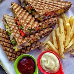 Grilled Cheese Vegetable Sandwich