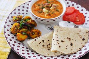Paneer Butter Masala With Butter Roti (3 Pcs)