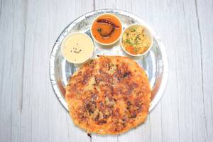 Onion Paneer Ghee Roast Uttapam 