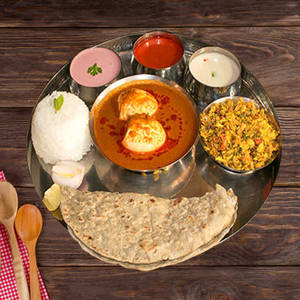 Egg thali