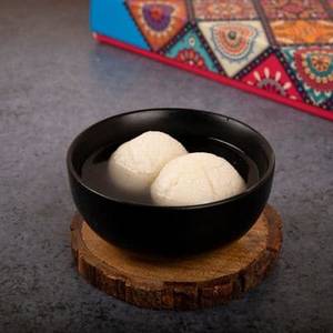 Sponge Rasgulla [2 Pcs]