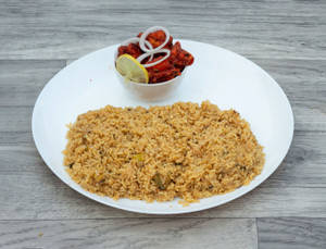 Kushka + Chilli Chicken (Half)