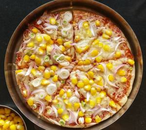 Onion Sweet Corn Pizza