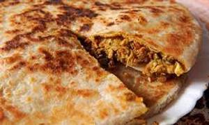 Mutton Keema Pizza Paratha double