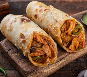 Egg double  chicken roll