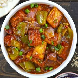Paneer in Hot Garlic Sauce